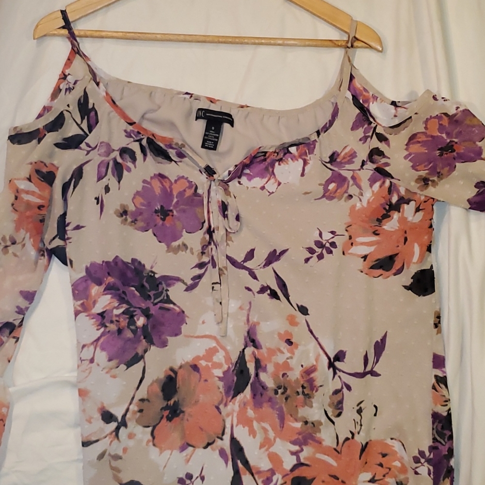I.N.C. Cold Shoulder Top